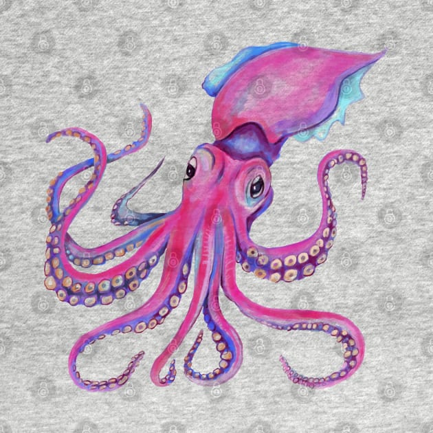 Kraken Octopus Purple Design by lordy